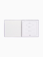 Книга пожеланий на свадьбу, на пружине «Фиолетовая с блёстками» - Фото 3