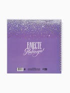 Книга пожеланий на свадьбу, на пружине «Фиолетовая с блёстками» - Фото 4