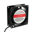 Вентилятор Luazon LOF-07, осевой, переменного тока, 80 x 80 x 25 мм, 220 В, черный - фото 2909786