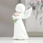 Фигурка полистоун «Белоснежный ангел-девочка с охапкой роз», 11.5×7.5×7 см, МИКС - Фото 5