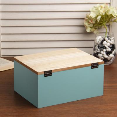 Шкатулка дерево "Вспышка" с кисточкой 11х22х16,5 см