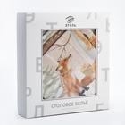 Скатерть новогодняя «Этель» Christmas forest, d=215 ± 3 см с ГМВО, 100% хлопок, саржа 190 г/м² - Фото 9