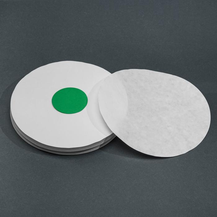 Фильтры d 180 мм, зелёная лента, марка ФММ, очень медленной фильтрации, набор 100 шт - Фото 1