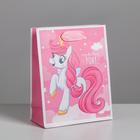 Пакет подарочный ламинированный вертикальный, упаковка, «My darling pony», S 12 х 15 х 5.5 см - Фото 1