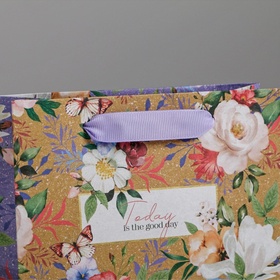 Пакет подарочный крафтовый, упаковка, Today, S 15?12?5.5 см (комплект 3 шт)