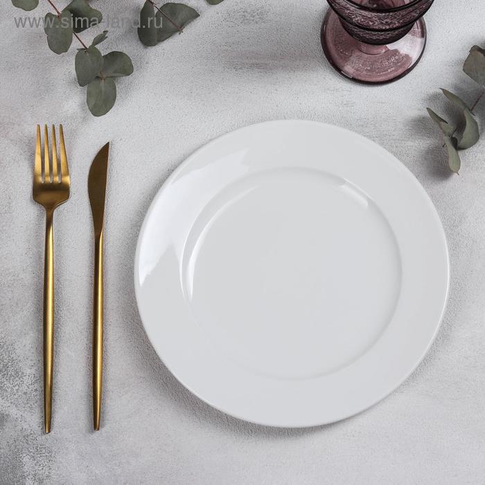 

Тарелка фарфоровая десертная BISTRO, d=22,1 см, цвет белый