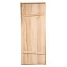 Дверной блок для бани, 170×70см, из липы, на клиньях, массив, "Добропаровъ" - Фото 2