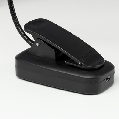 Светильник 16108/1 LED USB черный 5.3×8.2×22.5 см RISALUX