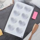 Набор кондитерский Доляна, 2 предмета: форма для муссовых десертов 29.5×17×4.3 см, молд 6.7×3.3 см - Фото 3