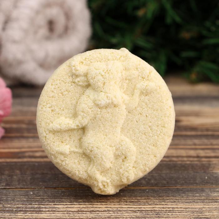 Шипучая бомбочка Коровка аромат апельсин - Фото 1