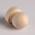 Ручка деревянная «Комод. Шкаф», h=45 мм, d=37 мм - Фото 1