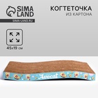 Когтеточка из картона Avocat волна, 45.5×19×3.5 см - Фото 1