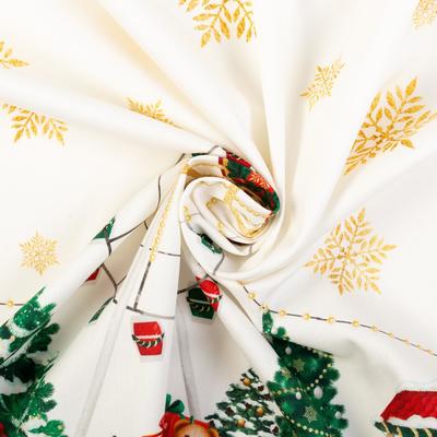 Скатерть новогодняя "Этель" "Новогодняя ярмарка" Скатерть новогодняя 150*220 +/-3см с ГМВО, 100%хл, 190г/м2