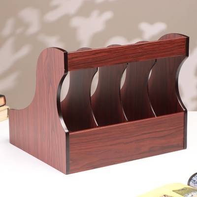 Органайзер для бумаги вертикальный, 4 секции, 32×27×31 см