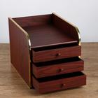 Органайзер 4 секции (3 ящика, полка), 25×34×26 см - Фото 2