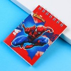 Блокнот А7 32 л на гребне Человек-паук Супергерой - Фото 1