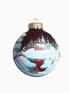 Набор из 4-х ёлочных шаров d=10 см «Зимний сон» - Фото 16