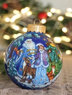 Набор из 2-х ёлочных шаров d=10 см «Зимняя сказка» - Фото 3