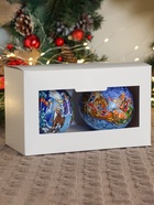 Набор из 2-х ёлочных шаров d=10 см «Зимняя сказка» - Фото 4