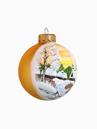 Набор из 4-х ёлочных шаров d=8 см «На краю света» 5182822