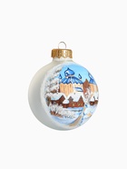 Набор из 4-х ёлочных шаров d=8 см «На краю света» 5182822