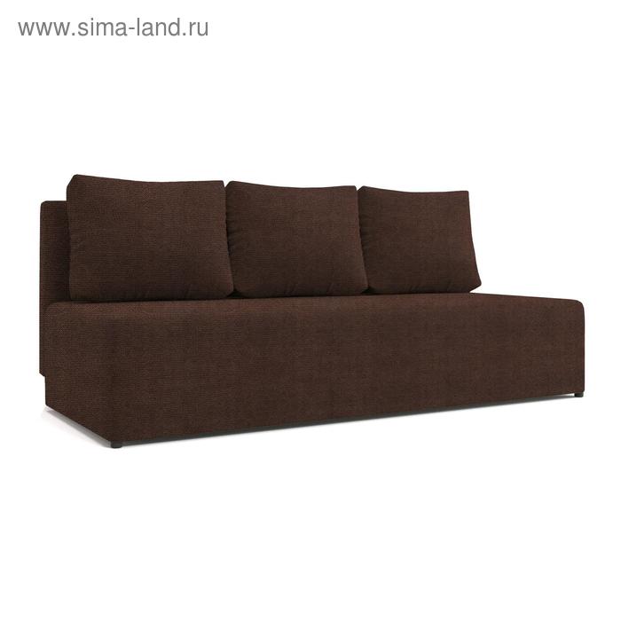 Диван «Алиса 2», еврокнижка, велюр arben/shaggy, цвет chocolate - Фото 1