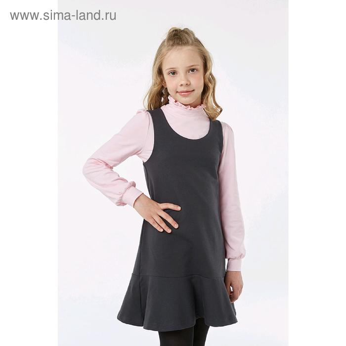 Блузка для девочки, рост 116 см, цвет розовый - Фото 1