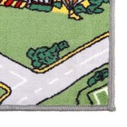 Палас принт Лунапарк, 150х200 см, цвет зеленый, полиамид - Фото 2