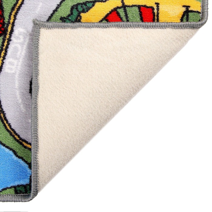Палас принт Лунапарк, 150х200 см, цвет зеленый, полиамид - фото 1918977021