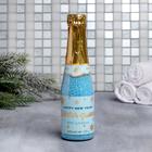 Соляной жемчуг для ванны во флаконе шампанское Winter queen, 240 г, аромат ваниль и молоко - Фото 2