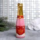 Соляной жемчуг для ванны во флаконе шампанское «С Новым годом!» 240 г, аромат зимние ягоды - Фото 2