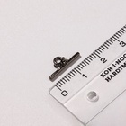 Замок-тоггл «Цветочек» с листиками, 21?14 мм (набор 2 шт.), цвет чернёного серебра (комплект 4 шт) - фото 27783660