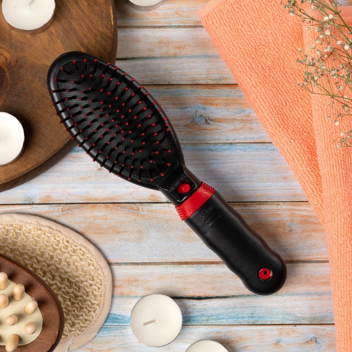 Массажёр для головы Luazon LEM-14, электрический, 2 режима, 2хAA (не в комплекте), черный - Фото 1