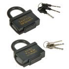 Замок навесной, тип 9, 75х100 мм, 3 ключа - Фото 1