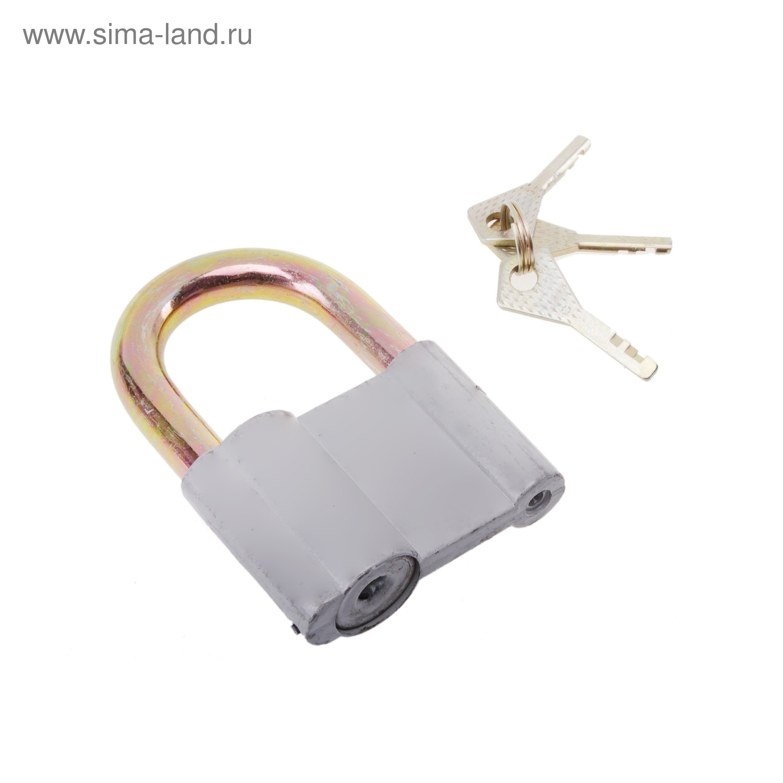 Замок навесной НС01-1, ВС2А, тип 4, 80", серый (622439) - Купить по ...