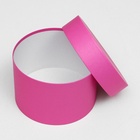 Набор круглых подарочных коробок 5 в 1 «Пантон 230 - однотонный», 23×23×14 - 15×15×10 см - Фото 5