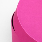 Набор круглых подарочных коробок 5 в 1 «Пантон 230 - однотонный», 23×23×14 - 15×15×10 см - Фото 6