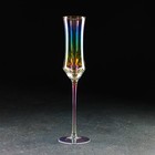 Бокал стеклянный для шампанского «Кира», 180 мл, 7×25,5 см, цвет перламутровый - фото 320352002