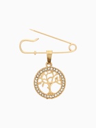 Булавка-оберег с подвеской «Дерево жизни» 3.5 см, белая в золоте - Фото 3