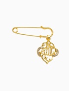 Булавка с подвеской «Мусульманская» басмала, 3 см, цвет белый в золоте - Фото 2