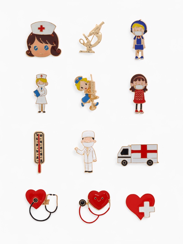 Брошь «Медицина», форма МИКС, цвет золото - Фото 1