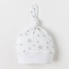 Шапочка, цвет белый/звёзды, размер 36 - фото 34989469