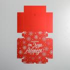 Упаковка для кондитерских изделий «Подарок от Деда Мороза», 20 х 17 х 6 см, Новый год - Фото 4