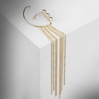 Серьга кафф «Водопад», цвет золото - Фото 5