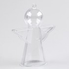 Заготовка - подвеска, раздельные части «Ангел», размер собранной: 10×9×4 см - фото 35235460