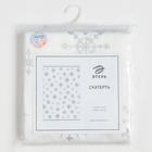 Скатерть новогодняя «Этель» Серебряные снежинки 149×110 ±3 см, 100%хл, 190 г/м² - Фото 11