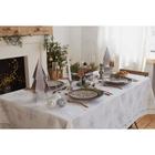 Скатерть новогодняя «Этель» Серебряные снежинки 149×110 ±3 см, 100%хл, 190 г/м² - Фото 3