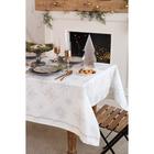 Скатерть новогодняя «Этель» Серебряные снежинки 149×110 ±3 см, 100%хл, 190 г/м² - Фото 4