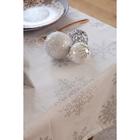 Скатерть новогодняя «Этель» Серебряные снежинки 149×110 ±3 см, 100%хл, 190 г/м² - Фото 6