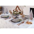 Скатерть новогодняя «Этель» Серебряные снежинки 149×250 ±3 см, 100%хл, 190 г/м² - Фото 6